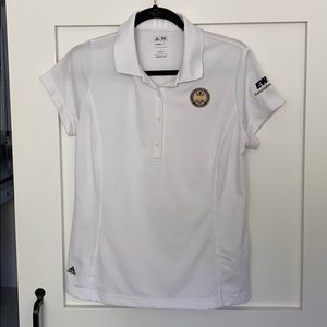 Adidas ClimaLite Bright White Golf Shirt